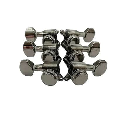3R3L Black Nickel Guitar Locking Tuning Pegs Machine Heads Keys image 1