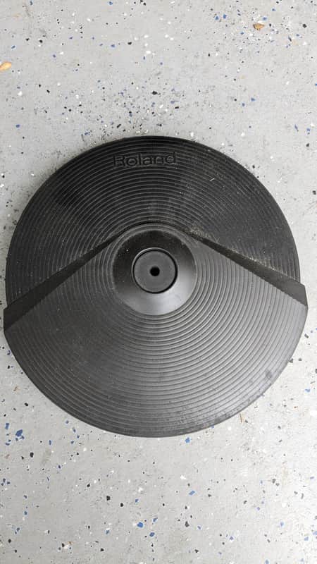 Roland CY-8 V-Cymbal 12" Dual-Trigger Pad e drum drums electronic- Black image 1