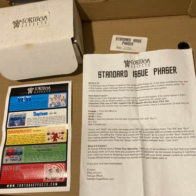 Tortuga Standard Issue Phaser w/ original box, manual, catalog. image 3