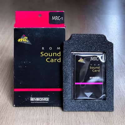 Ensoniq MR [RACK] Voice ROM Data Card MRC-1 // ULTRA RARE & BOXED