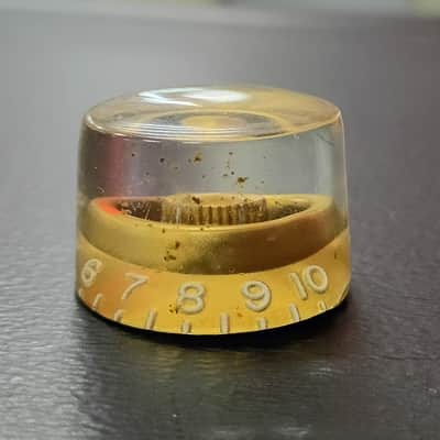 Vintage Gibson Tall Speed Knob 50's Gold image 4