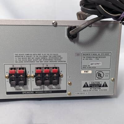 Sony STR-K650P AM/FM Stereo Receiver 5.1 Channel Digital AV Control Center - Silver image 10