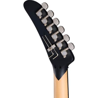Kramer 84 HH FR Quilted Top Electric Guitar, Ebony Fingerboard (with Gig Bag), Floyd Red Burst image 4