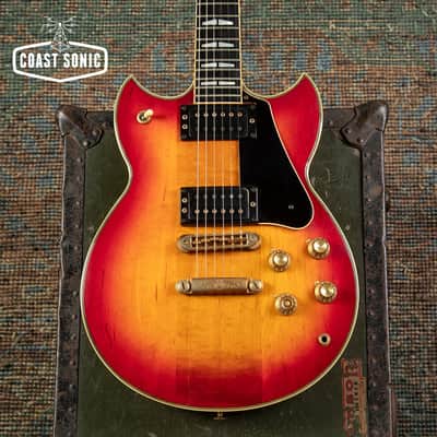 1980 Yamaha SG2000 Cherry Sunburst made in Japan w/ original case image 5