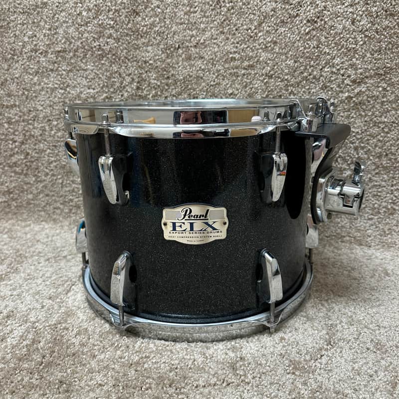Pearl Export ELX Tom 12"x9" Tom Black Sparkle image 1