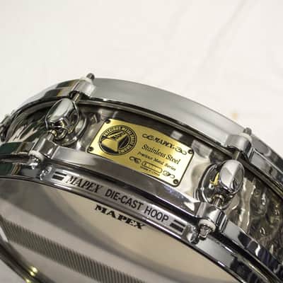 Mapex Stainless Steel Precious Metal Series 4x13 Piccolo Snare Drum image 3