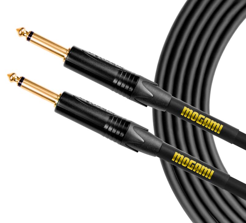 Mogami Gold Instrument-03 1/4" TS to 1/4" TS - 3' image 1