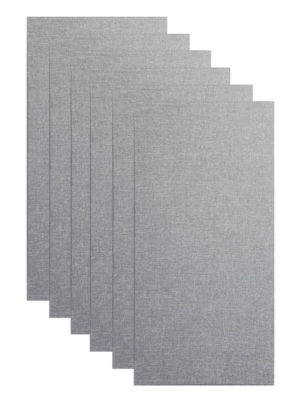 Primacoustic Broadway 2" Broadband Absorber Acoustic Wall Panel 6-pack - Grey w/ Square Edge image 1