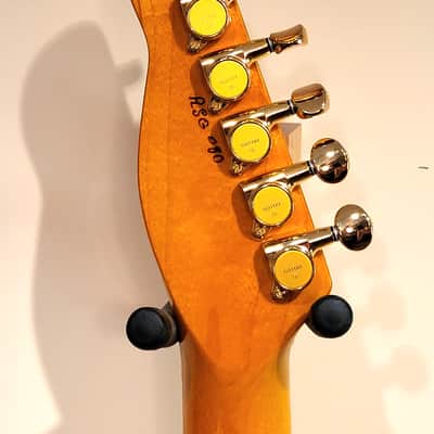 Custom Designed & Crafted Tele Style - Candy Apple Red w/Apple Jasper Stones Serial #080 - 2025 image 11