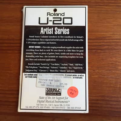 Sound Source Unlimited Roland U-20 Artist Series Sound Card image 2