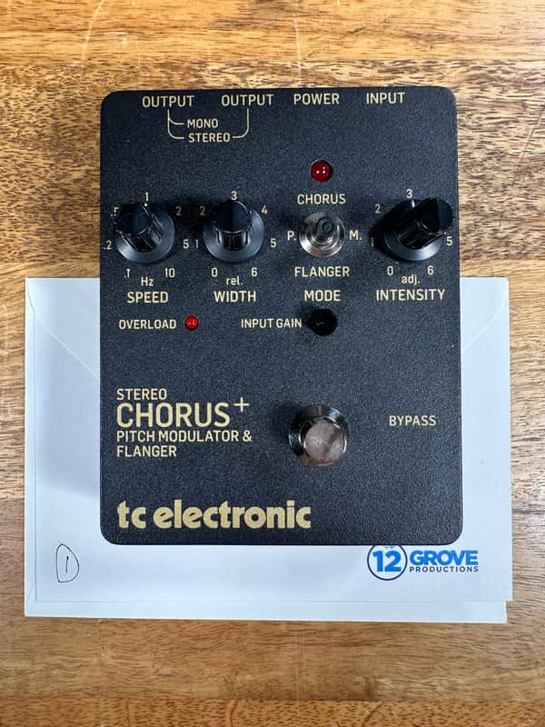 TC Electronic SCF Gold Stereo Chorus + Pitch Modulator & Flanger Reissue 2022 - Present - Black image 1