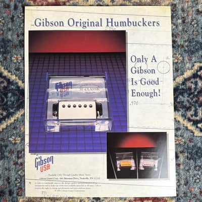 1991 Gibson Legendary Gibson Pickups Dealer Catalogue! E18-2 image 2