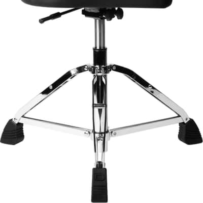 Gator GP-DTH-ASD Percussion Saddle Drum Throne, Black image 2