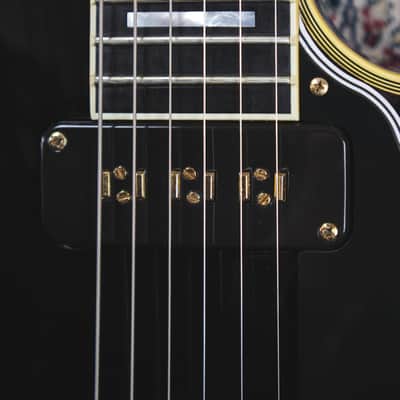 Gibson Custom Shop Historic 1954 Les Paul Custom 2002 - Ebony with Gold Hardware image 7