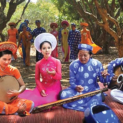 Handcrafted Vietnamese Song Lang – Song loan - Traditional Percussion Instrument | Southern Folk Music | Rhythmic Accent for Cultural Performances image 5