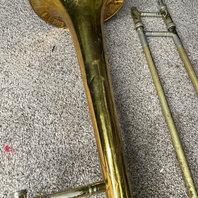king cleveland 605 trombone (parts or repair, sticky slide) - brass image 9