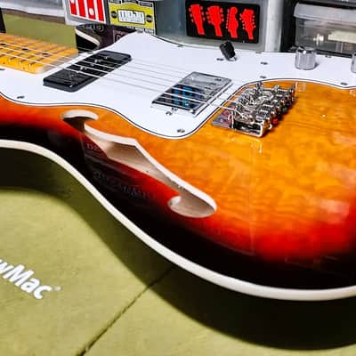 Thinline Telecaster style Major Upgrades GEARit GTL-200 Shoreline Thinline Tele wGB image 2