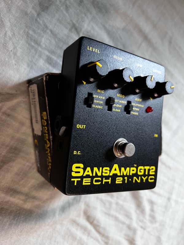 Tech 21 SansAmp GT2 Tube Amp Emulation Pedal image 1