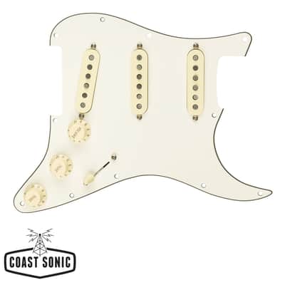 Fender Pre-Wired Strat Pickguard, Custom Shop Fat '50s SSS image 1