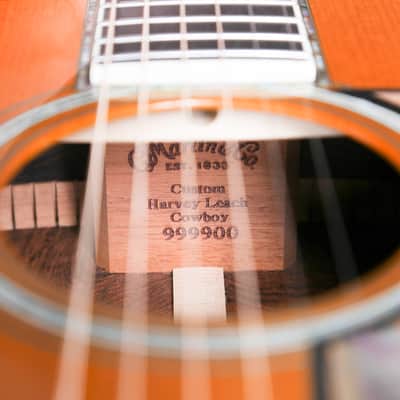 2004 Martin Cowboy Custom Harvey Leach Brazilian Rosewood SN 999900 D-45 image 11