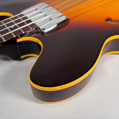 1967 Gibson EB-2 Bass Guitar Sunburst Finish w/Soft Shell Case image 11