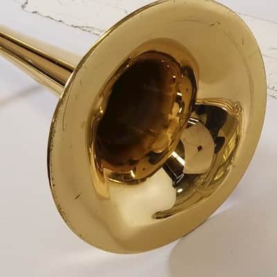 Olds Ambassador Trombone, USA, Lacquered Brass with case and mouthpiece image 11