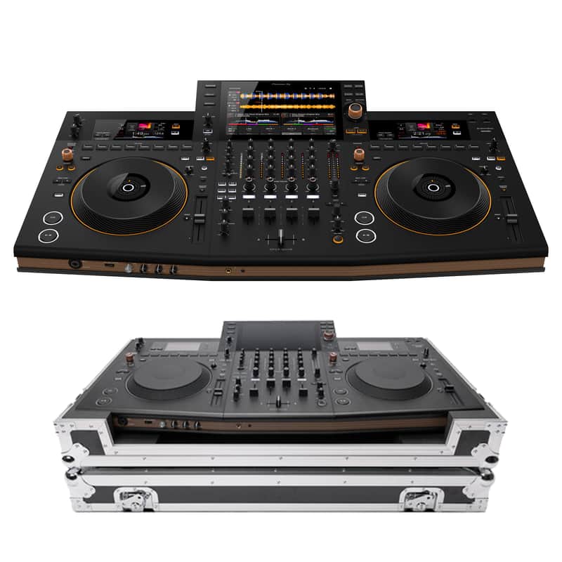 Pioneer DJ OPUS-QUAD All-in-One DJ System + Magma Road Case with Wheels image 1
