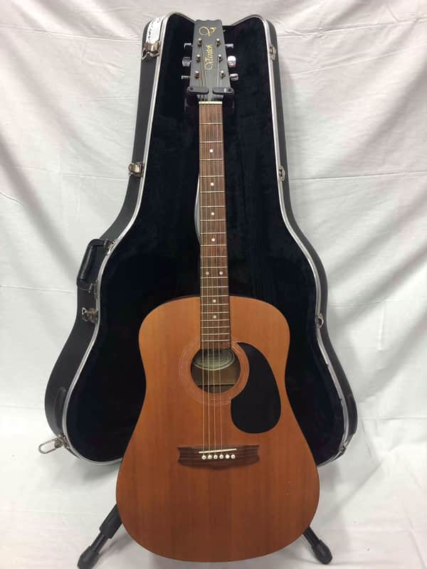 Vantek Acoustic Guitar Dreadnaught by Vintage VIS 1 1980'S Natural