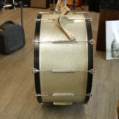 Premier Concert Bass 70's-80's - Metallic Pearl Silver Flake image 4
