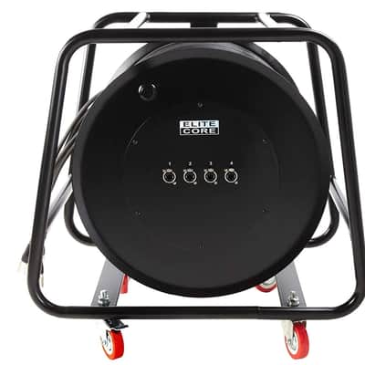 Elite Core 150' Rugged Shielded Super CAT6 Quad Solid-Conductor Cable on Heavy Duty Reel image 2