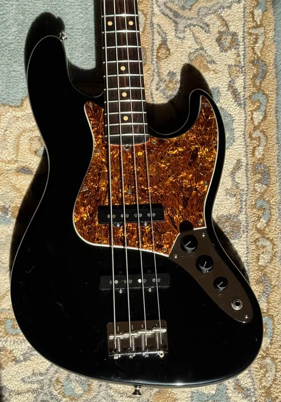 Moolon Jazz Bass 2012 - Black image 1