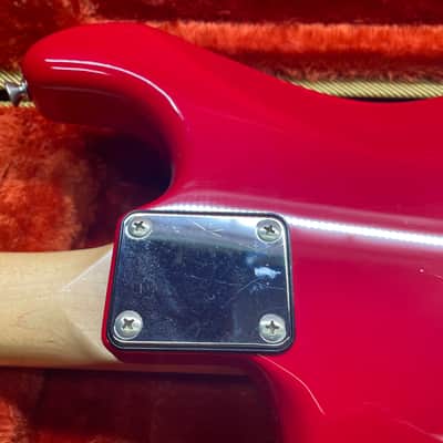 Squier Standard Stratocaster with System I Tremolo and Rosewood Fretboard 1987 - 1988 Torino Red image 4