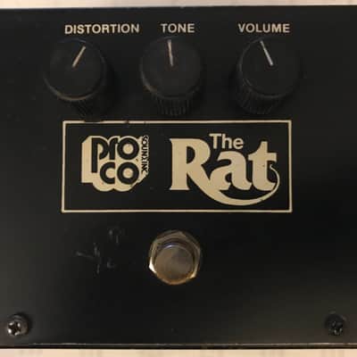1981 ProCo RAT Distortion Pedal, Big Box, Tone Knob, Holy Grail image 1