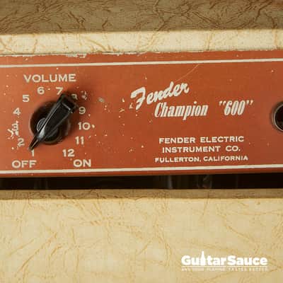 Fender Champion “600” TV Front Original Vintage 1950 (AMP_00021) image 7