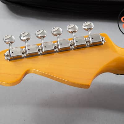 2007 Fender Japan JM66 Jazzmaster USB ’62 Reissue – Rare Blonde Ash + Anodized Pickguard & Gig Bag image 8