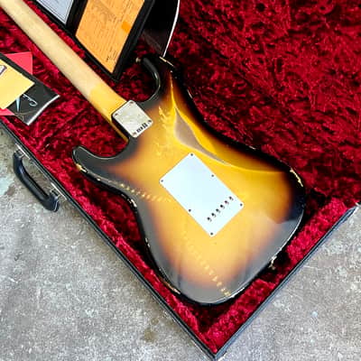 Fender LTD 1967 Stratocaster HSS Heavy Relic HREL Custom Shop strat 2022 - Sunburst image 12