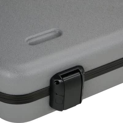 Fender Deluxe Molded Case Stratocaster / Telecaster Silver / Blue image 4