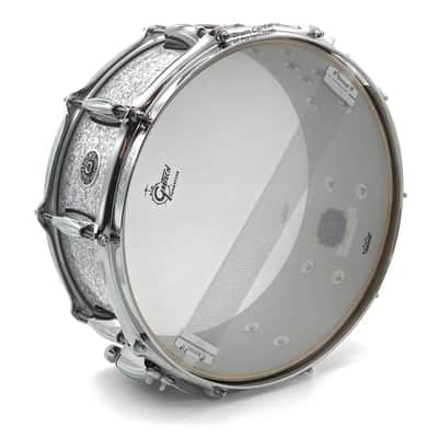 Gretsch Brooklyn Snare Drum 14x5.5 10-Lug Silver Sparkle image 3