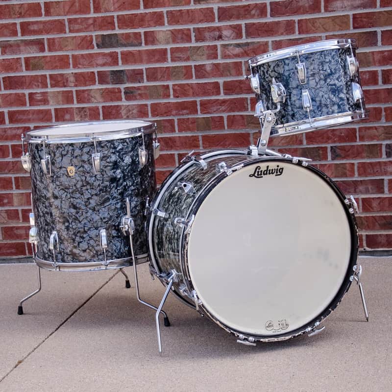 Ludwig No. 987 "Super Beat" Outfit 9x13 / 16x16 / 14x20" Drum Set 1960s image 3