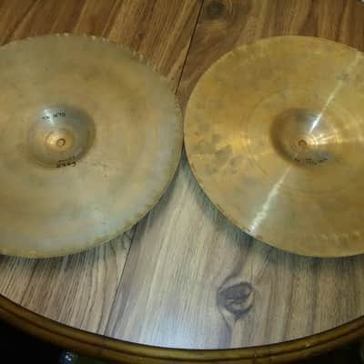 Zildjian Avedis Trans Stamp Hi Hats 1950's - thin - 596/715 g image 2