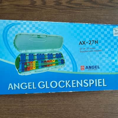 Angel Angel AX-27N Glockenspiel - 27 Note (G2 to A4), Green with 2 Beaters mid-2000's image 3