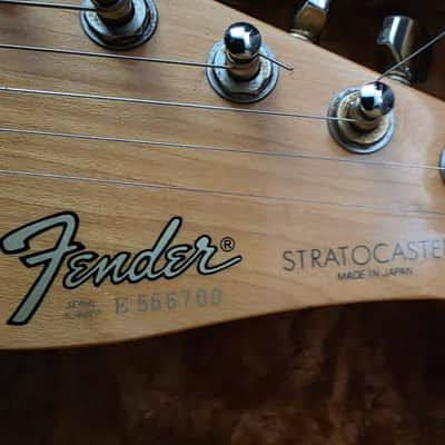Fender Stratocaster (MIJ) E series neck aka Doom 80's - Sunburst image 10