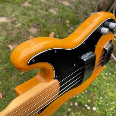 1975 Fender Precision Bass Fretless with Maple Board - Natural - OHSC image 9