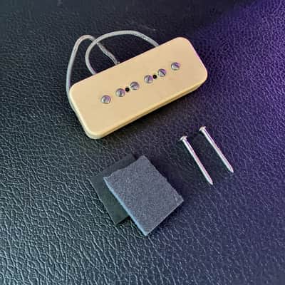 Mojotone Quiet Coil P90 Bridge Pickup - Cream image 1