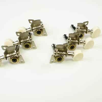3L/3R Vintage Classic Style Guitar Tuning Keys Tuners Head Pegs ,Nickel image 3