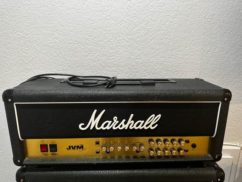 Marshall JVM210H 2-Channel 100-Watt Guitar Amp Head 2008 - Present - Black image 1