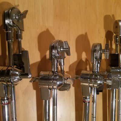 (*Rare to Find*) Vintage Lot of Tama (LeverLock) Matching Boom Arms with Ratchet Arms - 2 Long & 2 Short - *Very Clean* image 4