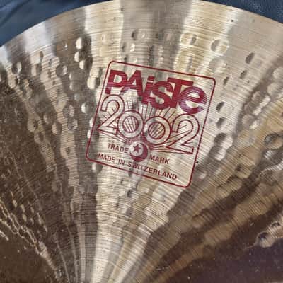 Paiste 20" 2002 Heavy Ride Cymbal 1980 - Present - Traditional image 2