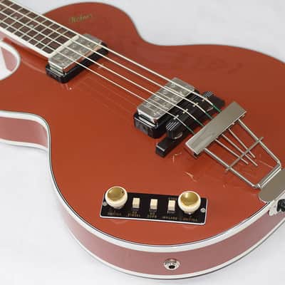 Hofner Club Bass H500/2 Lefthand Pearl Copper LTD image 9