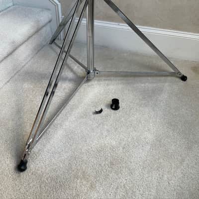Yamaha 9000 RC Cymbal stand tripod base 80’s - Chrome image 2